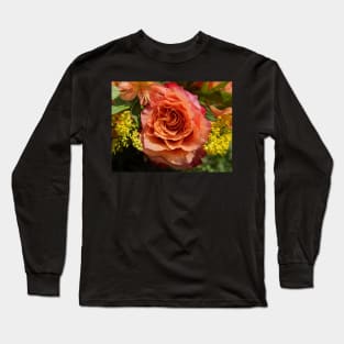 Rose in a Bouquet Photographic Image Long Sleeve T-Shirt